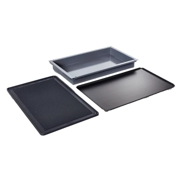 RATIONAL Pachet Starter – placă grill & pizza, 2 tăvi, 2 recipiente 1/1 GN
